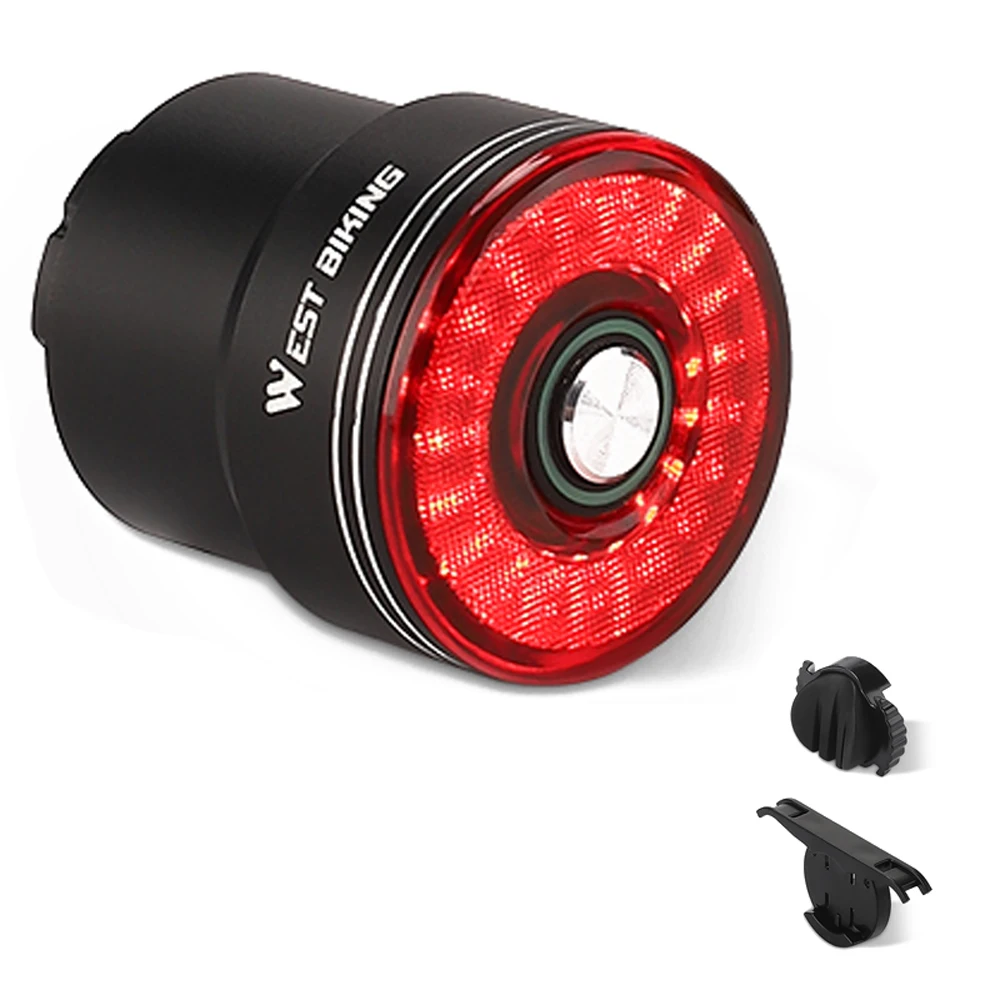 

Задняя фонарь для велосипеда, USB Аккумуляторная фонарь с высокой видимостью, фонарь для велосипеда с датчиком торможения, фонарь для дороги