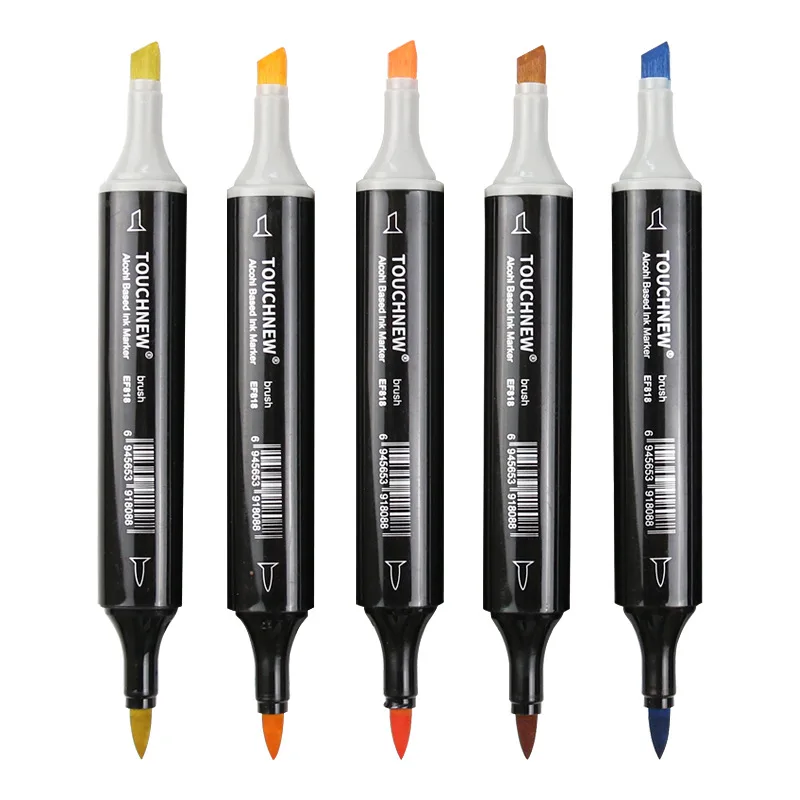Sketching Markers Soft Brush Marker Pen Set Alcohol-based Comic Drawing Animation Art Supplies