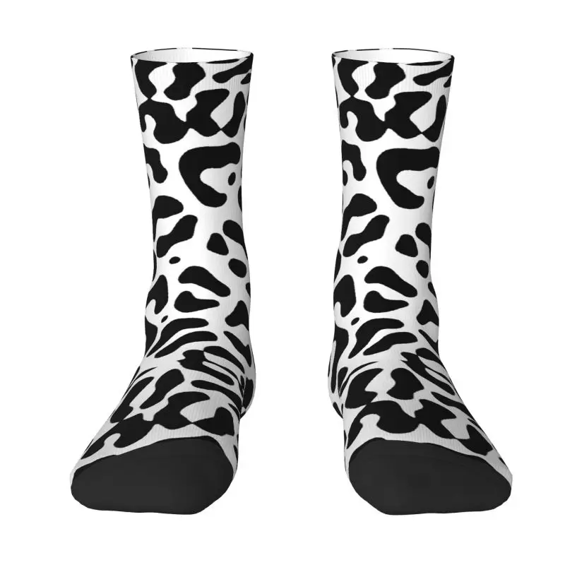 

Novelty Printing Leopard Skin Print Socks for Men Women Stretch Summer Autumn Winter Cheetah Animal Crew Socks