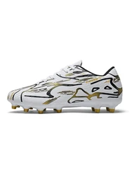 Men's Breathable Anti - Slip Football Training Shoes - 31 (Gold)