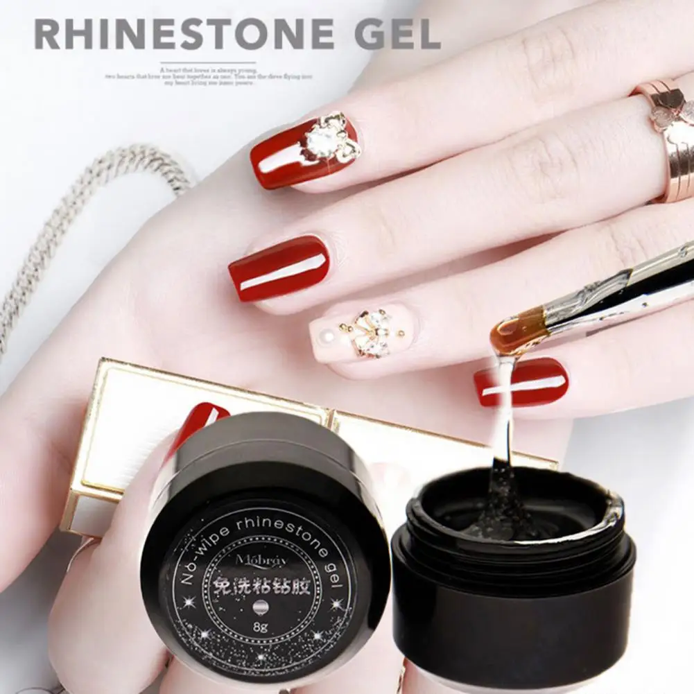 Nail Liquid Glue Great DIY Nail Art Adhesive Rhinestones Jewelry Glue Safe Ingredients Labor-saving Jewelry Adhesive