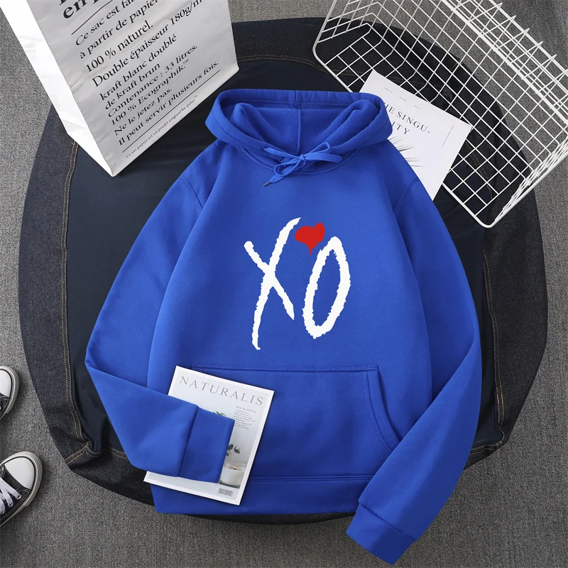 The Weeknd Xo Rapper Funny Womens Hoodie Pullover Streetwear Harajuku Hoodies Women Hip Hop Fleece Sweatshirt Unisex Clothes