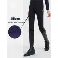 Silicon Equestrian Pants High Waist Women's Spring/Summer High Elastic Horse Riding Equestrian Clothing Anti slip Wear resistant 2