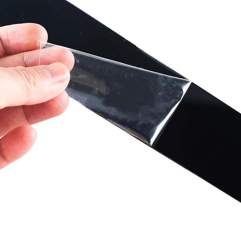 6Pcs Car Door Window Pillar Posts Trim Cover Sticker Glossy Black For VW Mk5 Jetta Sedan 2006 2007 2008 2009 2010 car door moulding trim car stickers car window trim car window stickers car window trim stickers window door cover trim