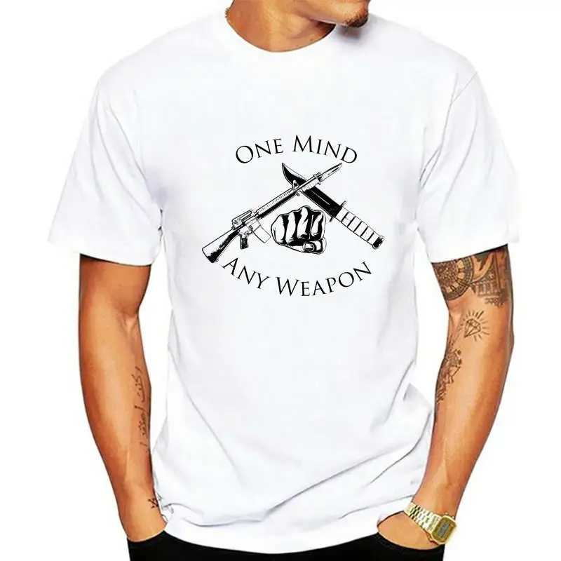 

Футболка USMC ONE MIND в стиле милитари с принтом спереди MCMA