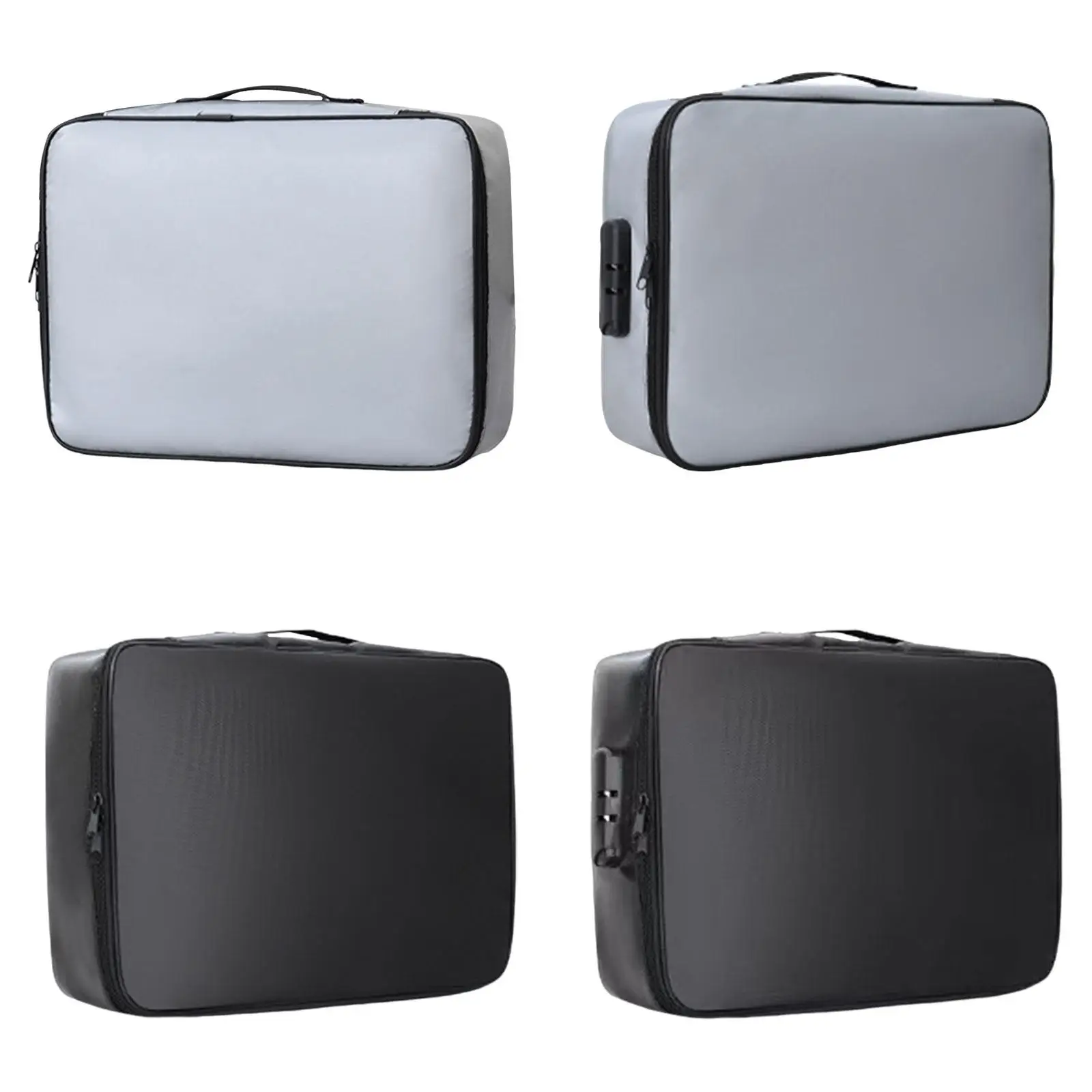 

Fireproof Document Bag Document Organizer for Travel Home Storage Cabinet