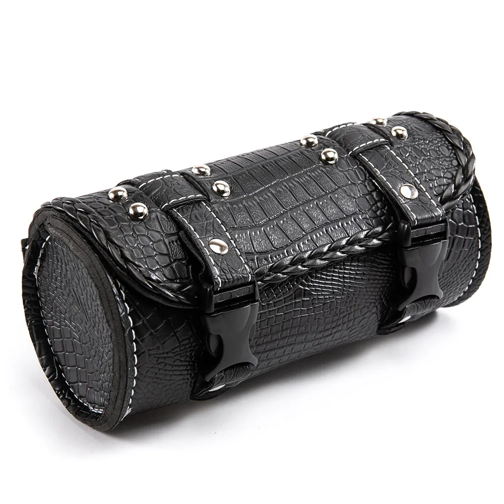 Borsa Portautensili Per Forcella Da Moto Borse Laterali In Pelle Durevole Per Harley Sportster Touring Softail Dyna Road King