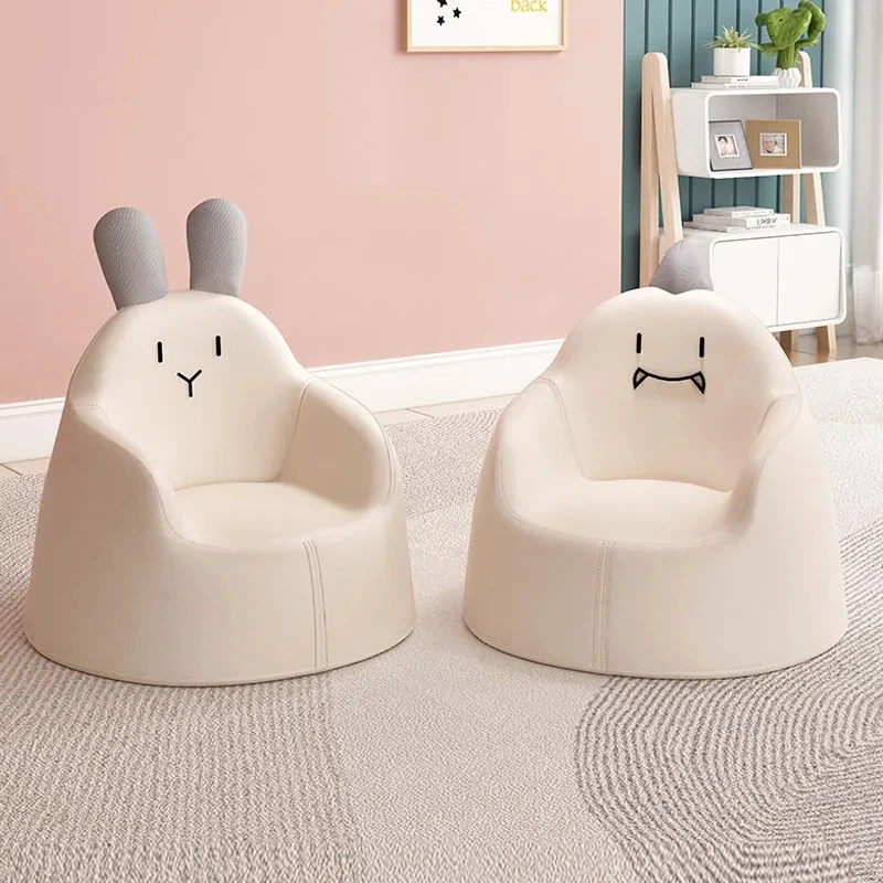 

Kids Chair Children's Armchairs Cute Cartoon Leather Animal Modelling Handtailor Durable Soft Comfortable Toddler Room Furniture