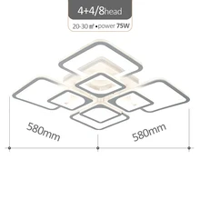  IRALAN LEDs  Chandelier home fixture Modern luster for Living Room Bedroom kitchern Home chandelier white  Lighting model 0126 