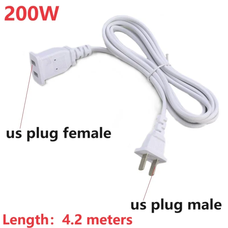 4.2M 220V US Plug power extension Cord male to female extension cable Socket Adapters monitoring camera network cable
