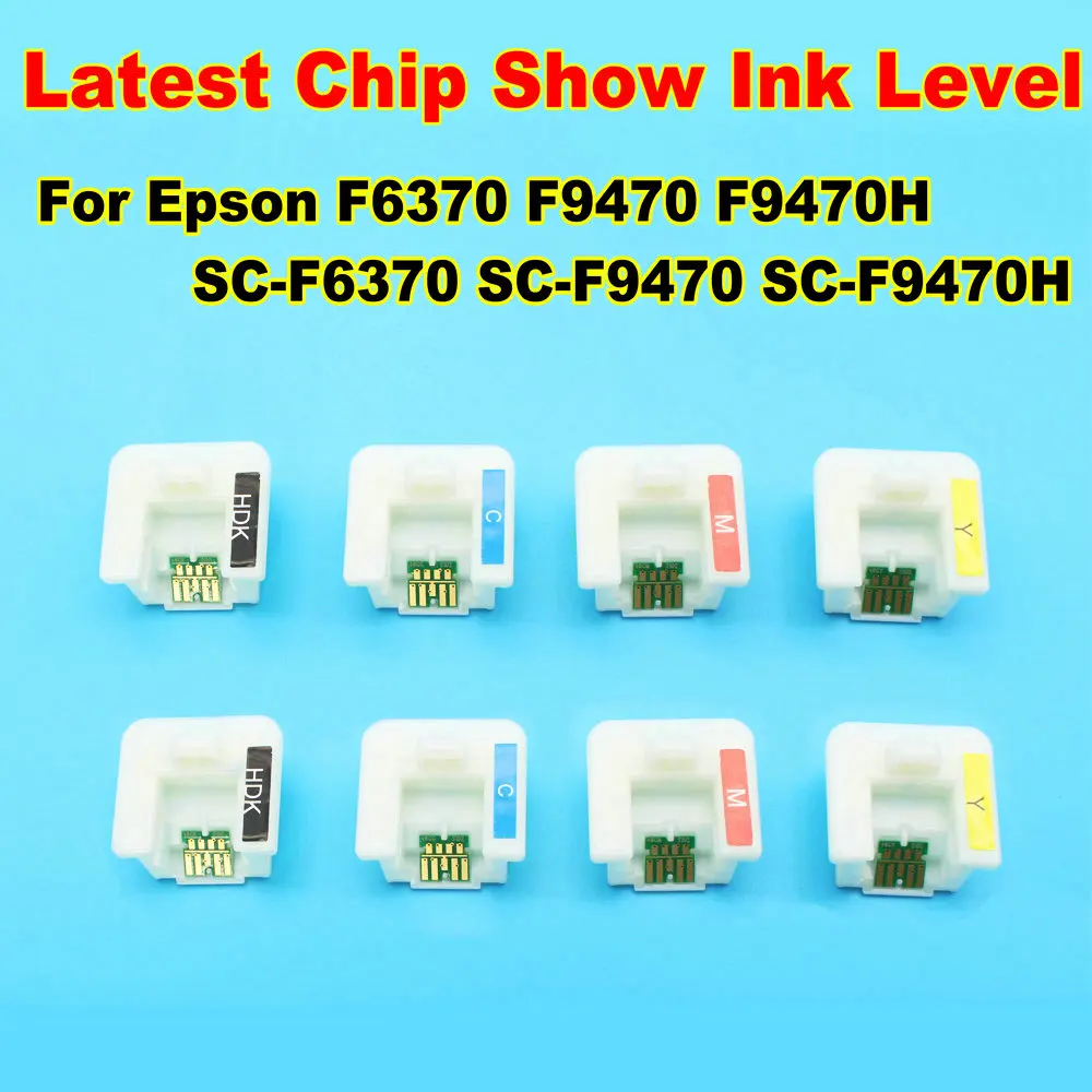 

Ink Cartridge Chip For Epson F6370 F9470 F9470H T46C2 T46C3 T46C4 T46C T46C8 Print Ink Chip SC-F6370 SC-F9470 SC-F9470H Replace