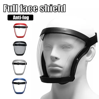 Visiera integrale antiappannamento con filtri maschera per il viso con spruzzi d'olio da cucina maschera per la protezione del lavoro occhiali di sicurezza maschera protettiva per occhiali