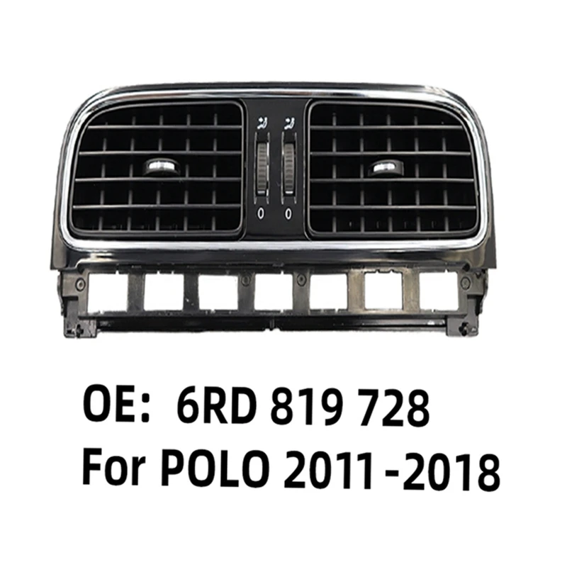 6RD819728 Central Dashboard A/C Air Outlet Vent Dashboard Air Outlet Vent For VW Polo 2011-