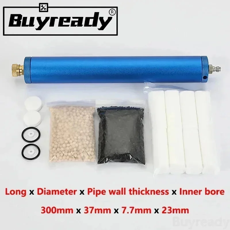 (อากาศบริสุทธิ์) ตัวกรองขนาดใหญ่สำหรับ300BAR กรองปั๊ม PCP ก๊าซชื้นแห้งที่มีสิ่งสกปรกทำให้อากาศบริสุทธิ์ออกซิเจนถัง 1
