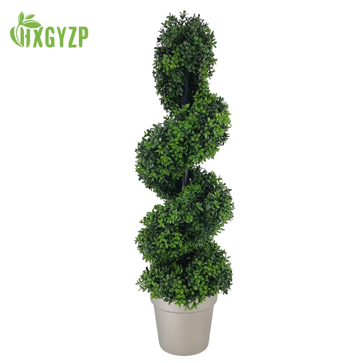 

91cm Spiral Tree Artificial Plants Large Boxwood Topiary Bonsai S-Shape Plant With Flowerpot Courtyard Porch Doorway Home Decor