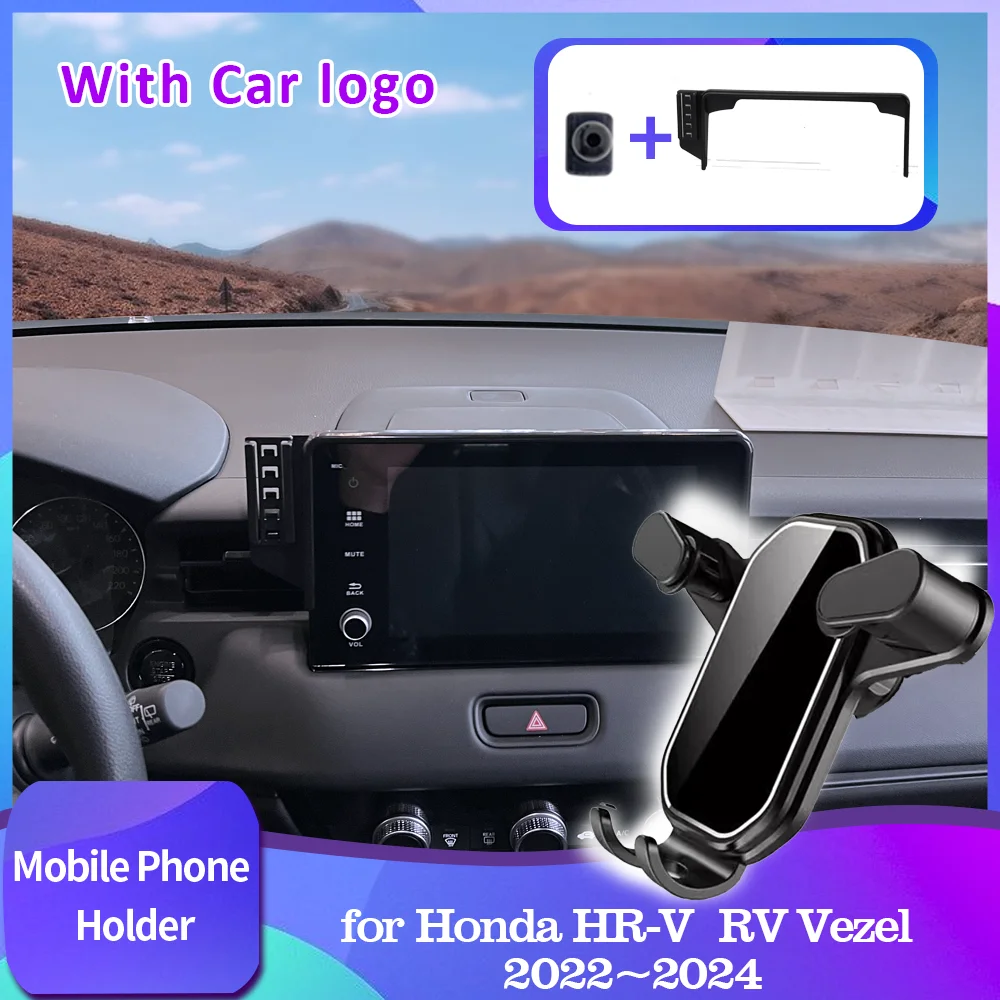 for Honda HR-V HRV RV Vezel e:NS1 e:NP1 2022~2024 Phone Holder Support Stand Air Vent Clip Tray Mount Panel Accessories iPhone