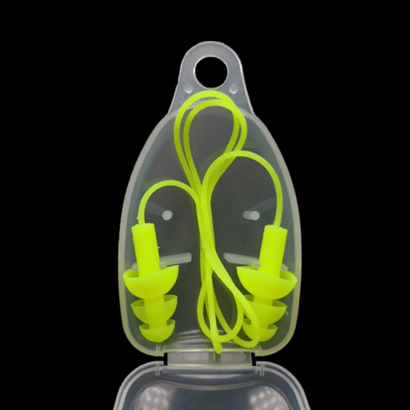 

1Pair Universal Soft Silicone Swimming Ear Plugs Water Sports Earplugs Pool Swimming Accessories Water Sports Swim Ear Plug