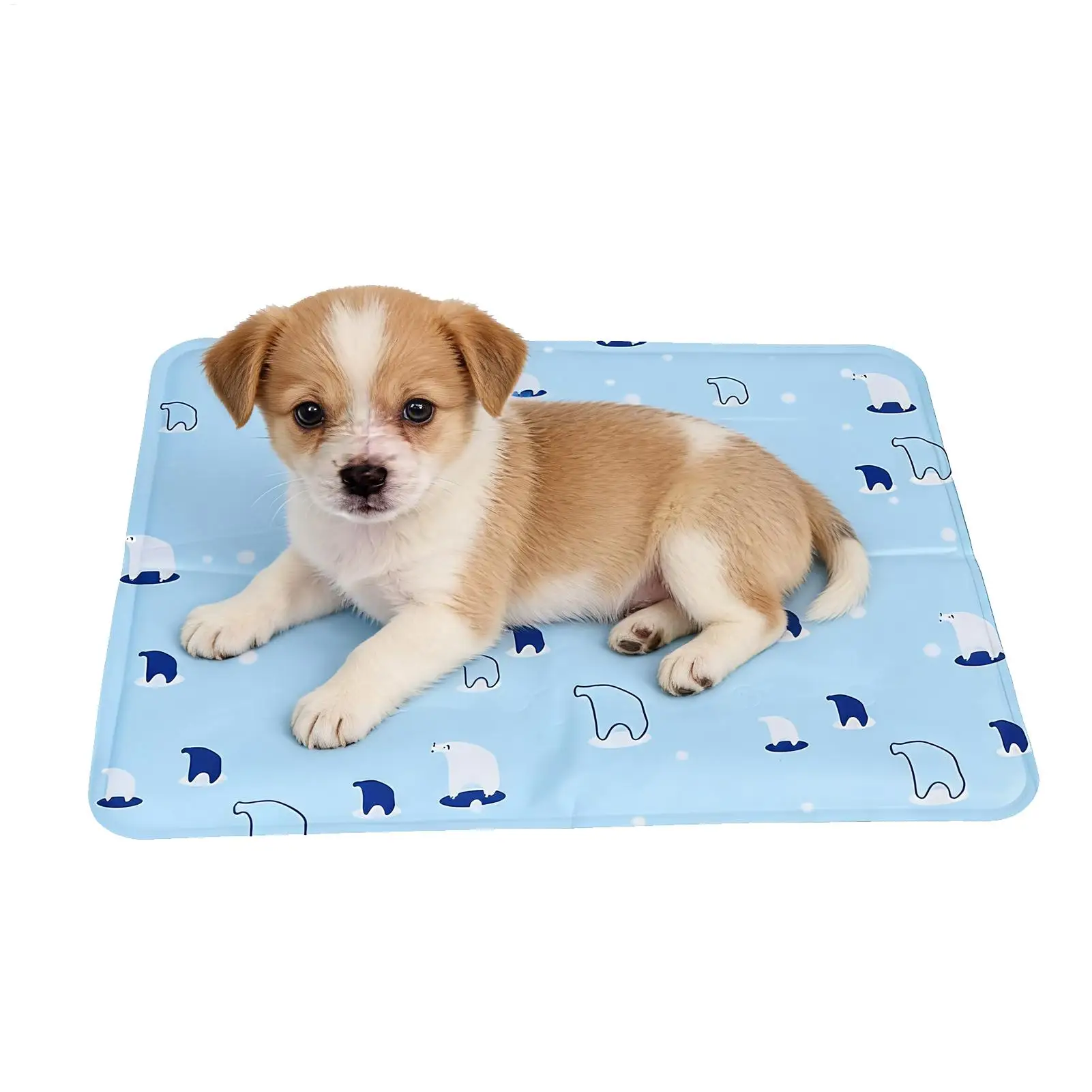 Cooling Pet Mat Breathable Washable Summer Pad Dog Cat Self Cool Blanket For Kennel Crate And Bed Sleeping Dog Cooling Pad_voghion.com