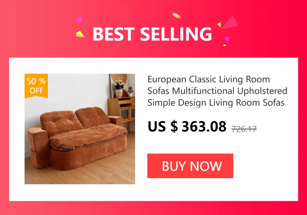 French Arm Living Room Sofas Luxury Elegant Corner Multifunctional Sofa Bed Bedroom Aesthetic Canapé Salon Couch Sofa Furniture