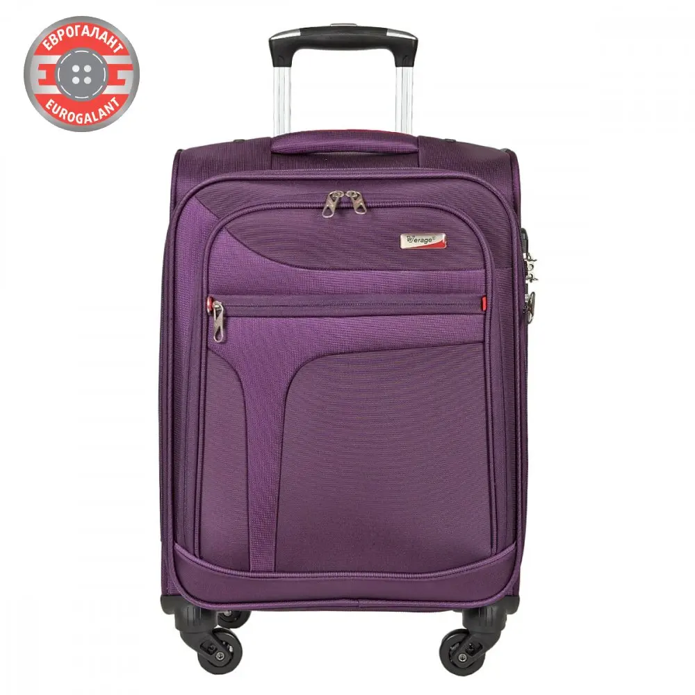 Чемодан Verage GM14086W19 тканевый корпус с расширителем ультра лёгкий бесшумные колёса