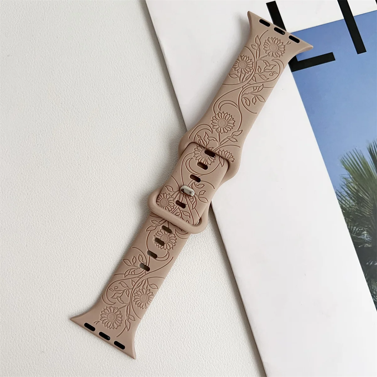 Ζάντα ρολογιού για iWatch 42/44/45/49 mm 38/40/41 mm λουράκι μόδας σιλικόνης για τη σειρά ρολογιών Ultra2 Se 9/8/7/6/5/4/3/2/1_voghion.com