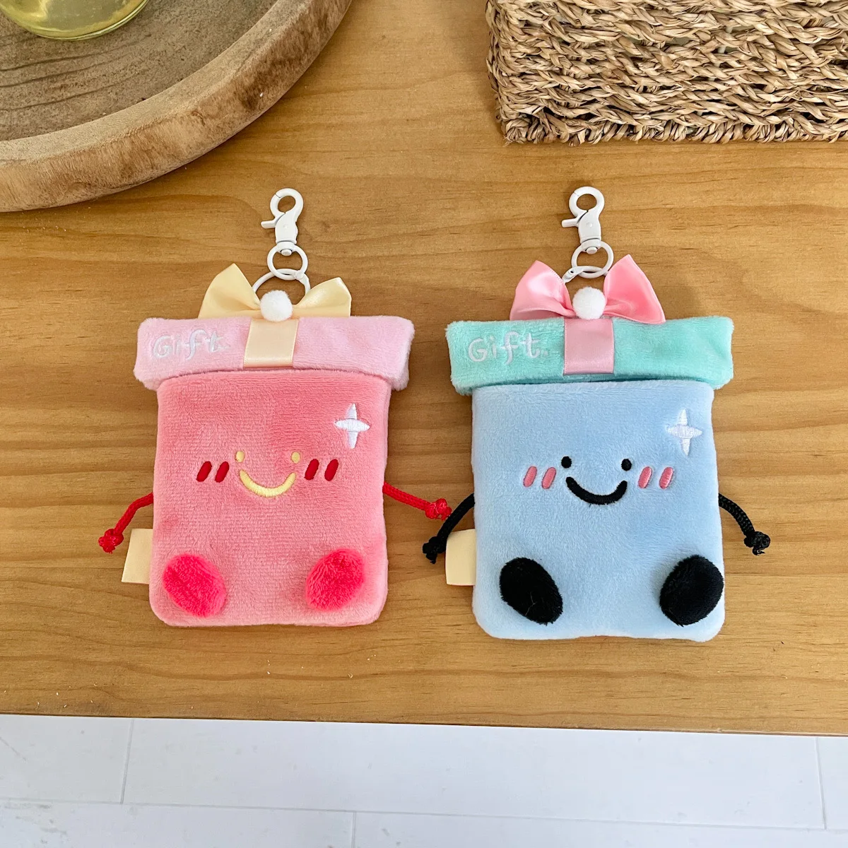 

Милый мультяшный подарок в коробке, мягкая плюшевая 3-дюймовая фотография в стиле K-POP, фотография Детской Сумки, подвеска, школьные канцелярские принадлежности