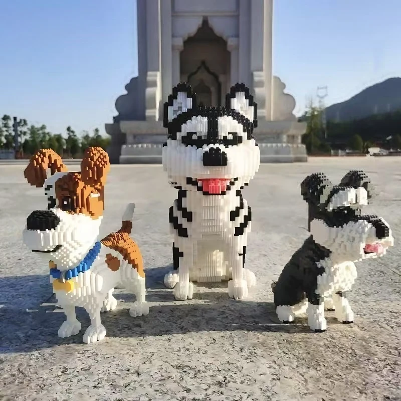 5000 Stück Haustier-Hunde-Bausteine, Geschenke für Feiertage und Geburtstage, Partyspiele, Büro- und Heimdekoration, DIY Handgefertigte Montage, Kreativ