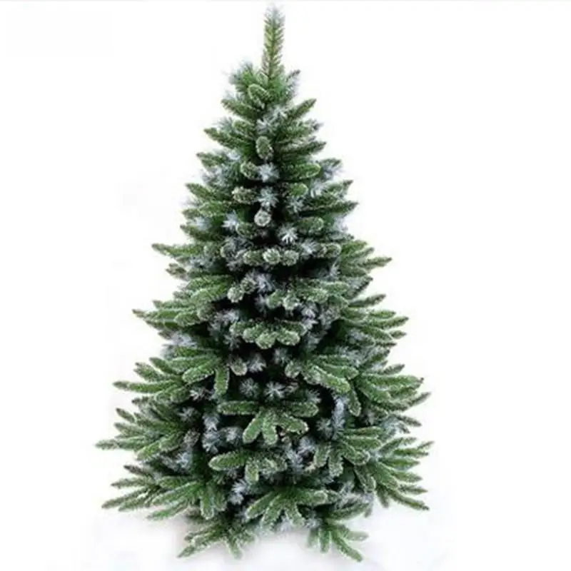 

Green PVC Christmas Tree Artificial 180cm Hand Assemble New Year Indoor Decoration Snowflake Xmas Party Mall Ornaments
