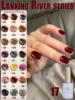 MIANEL 12ML Maillard Black Cat Eye Gel Nail Polish Cat Magnetic Gel Red Nails Whitenning Gel Polish New Year Nails 1