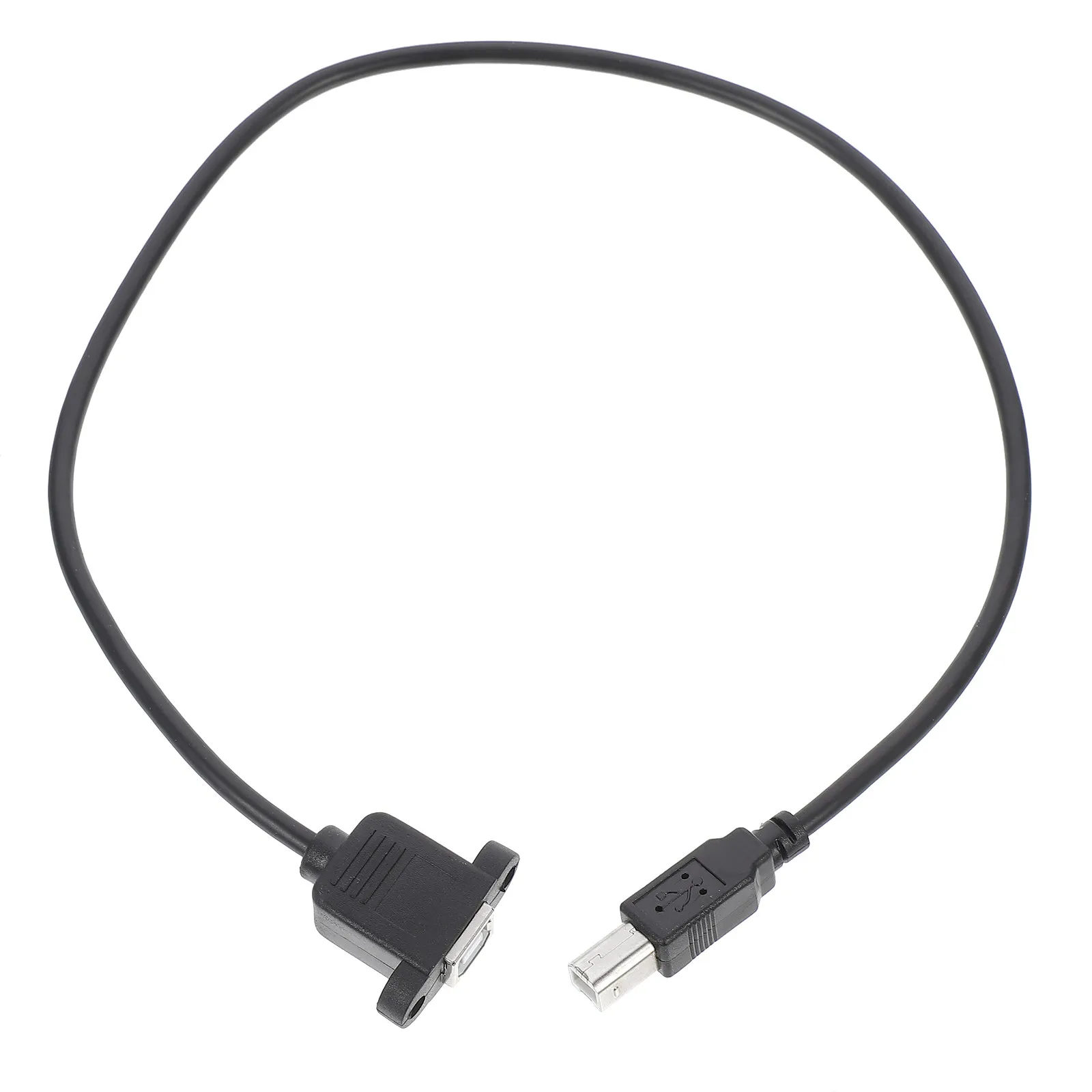50Cm Usb2.0 프린터 연장 케이블 직각형 Type-B 스캐너 코드 안정적인 데이터 전송 높은 인장 강도 신뢰성