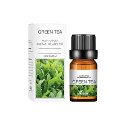 Lavender Vanilla Rosemary Aromatherapy Oil - Calming 10ml Essential Blend for Home Relaxation & Diffuser Use (Green Tea)