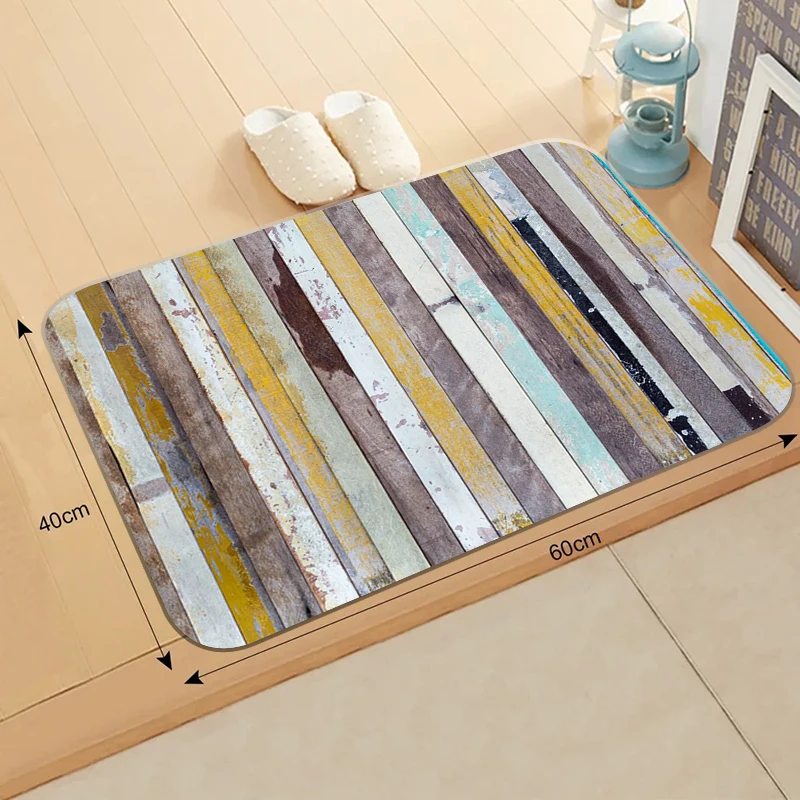 성 패트릭의 날 로즈 인쇄 문 매트 침실 머리맡 카펫 안티 슬립 발코니 욕실 흡수성 플란넬 장식 러그 홈