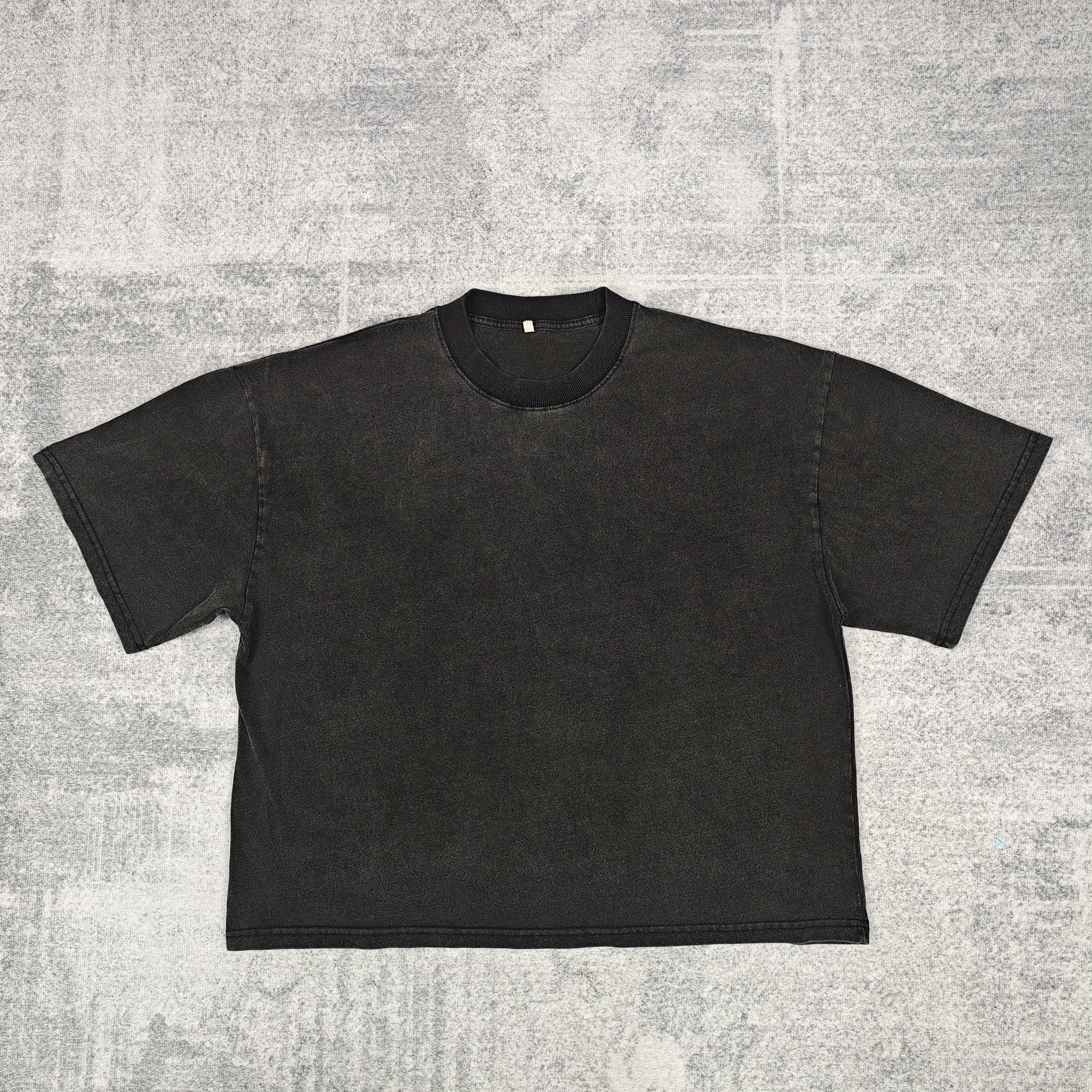 

Футболка женская/мужская оверсайз, свободная повседневная Укороченная рубашка с выцветанием солнца и кислотной стиркой, с открытыми плечами