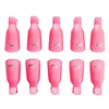 10pcs/bag Nail Acrylic Removal Clip for Remove UV LED Gel Polish Purple Pink Manicure Tools Nail Supplies for Professionals 5