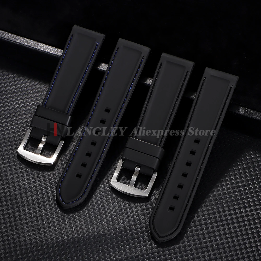 Versatile Waterproof Silicone Sport Watch Strap