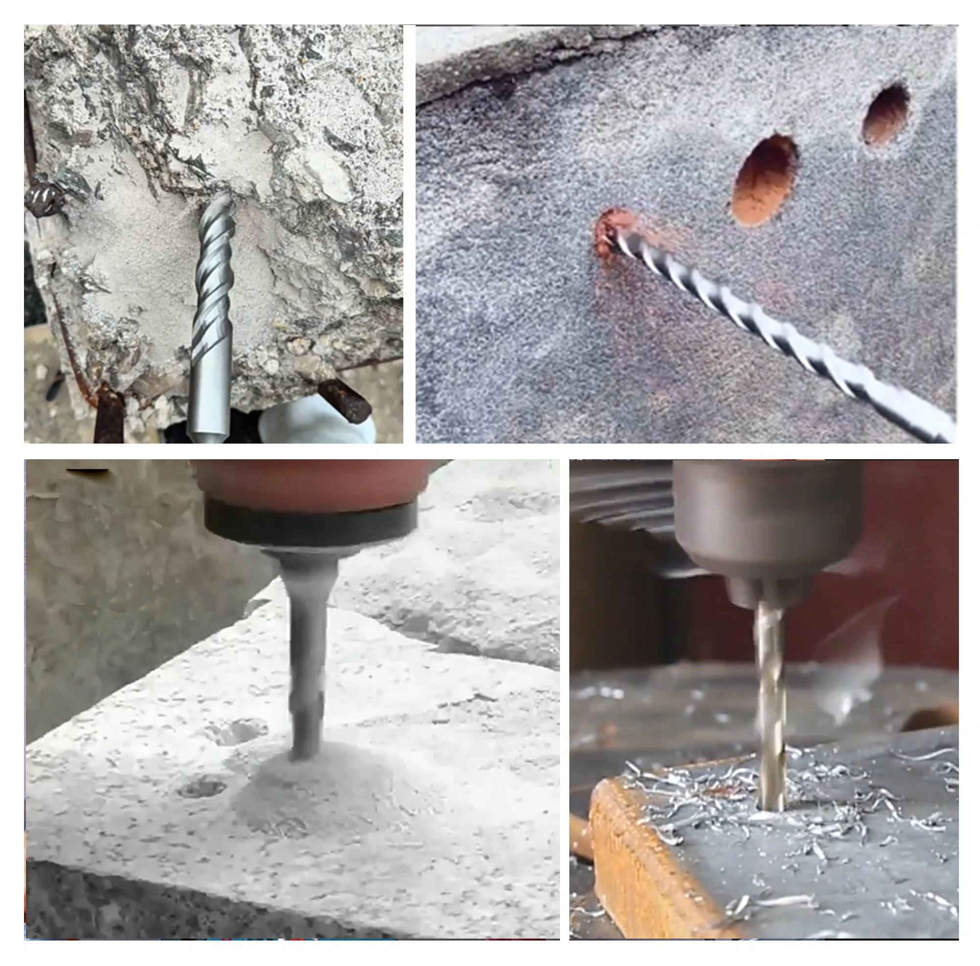 Drill Bit 1Pcs Electric Hammer Drill Bit Tungsten Steel Alloy 5 6 7 8 9 10 12 14 16 18 20 25 30 32mm for Masonry Concrete Rock Stone