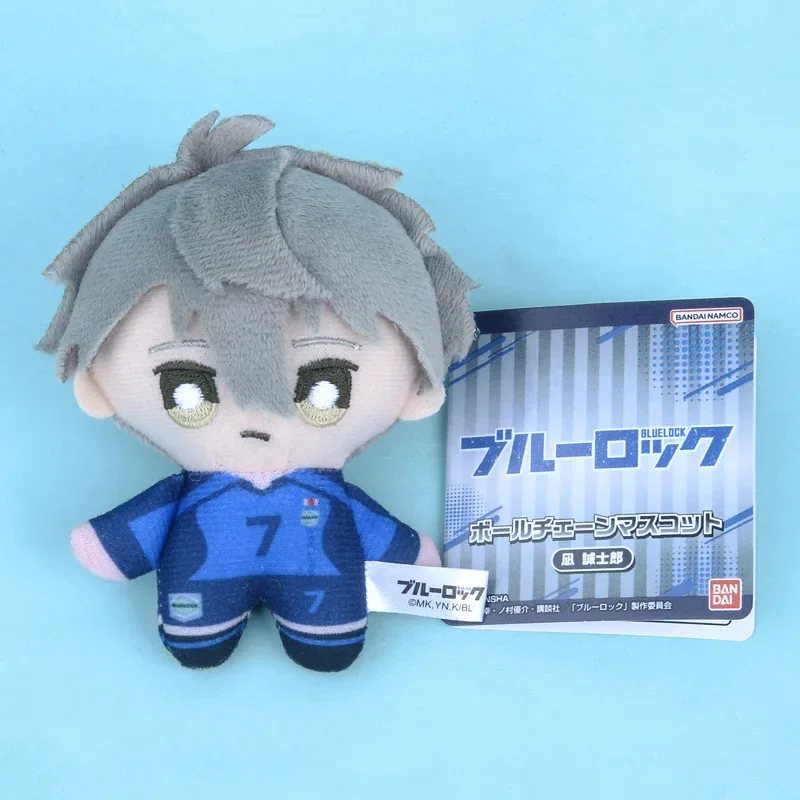 10cm New Blue Lock Plush Isagi Yoichi Nagi Seishiro Mikage Reo Itoshi Rin Bachira Meguru Chigiri Hyoma Stuffed Doll Pendant 4
