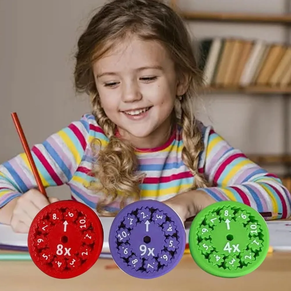 Math Fidget Spinners Educational Spinning Toys Learning Arithmetic Tools Addition Subtraction Multiplication Division ToyGift