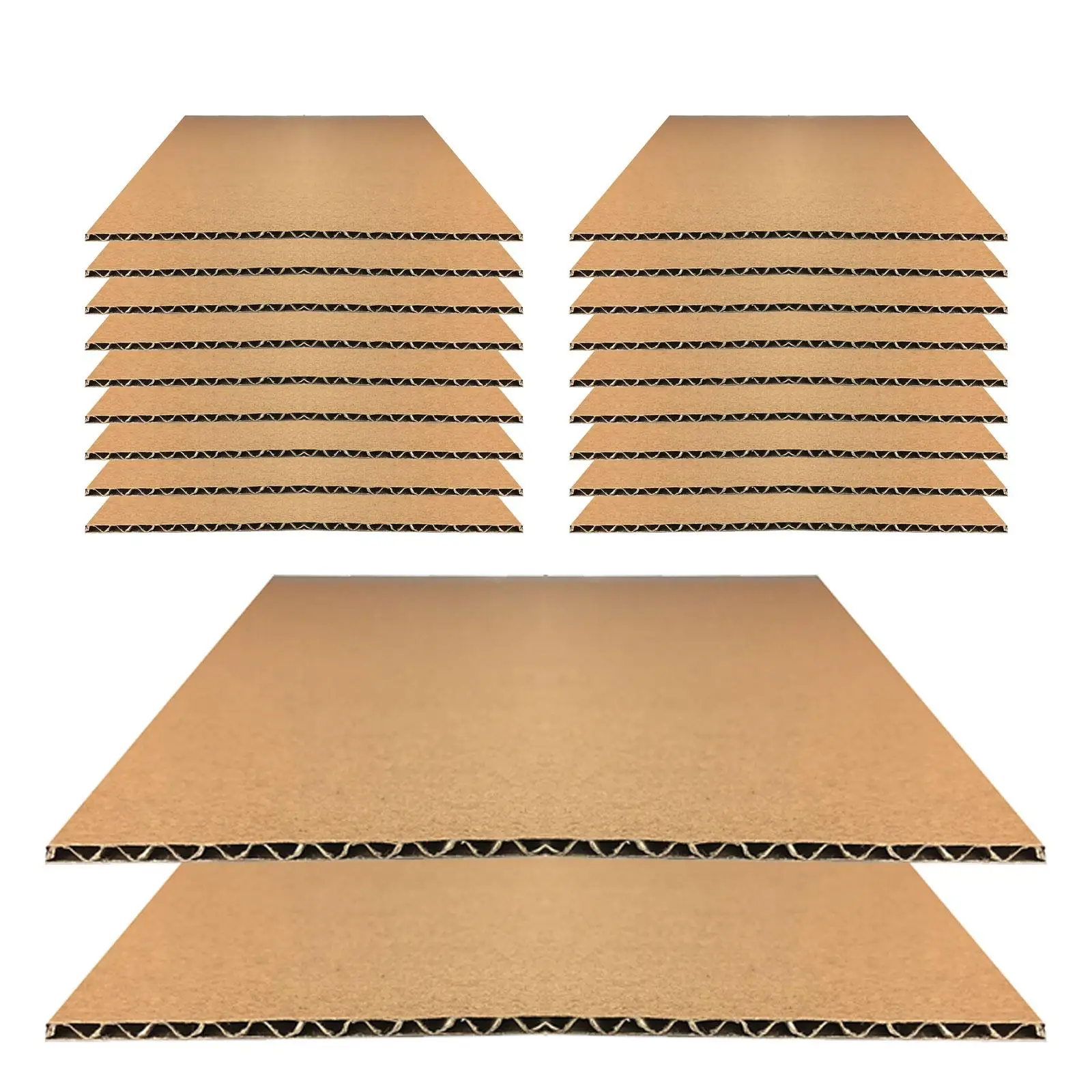 

Corrugated Cardboard Sheets 105cm×55cm House Cat Scratcher Jigsaw Puzzle for Cat House Model Crafts Packaging Mailing
