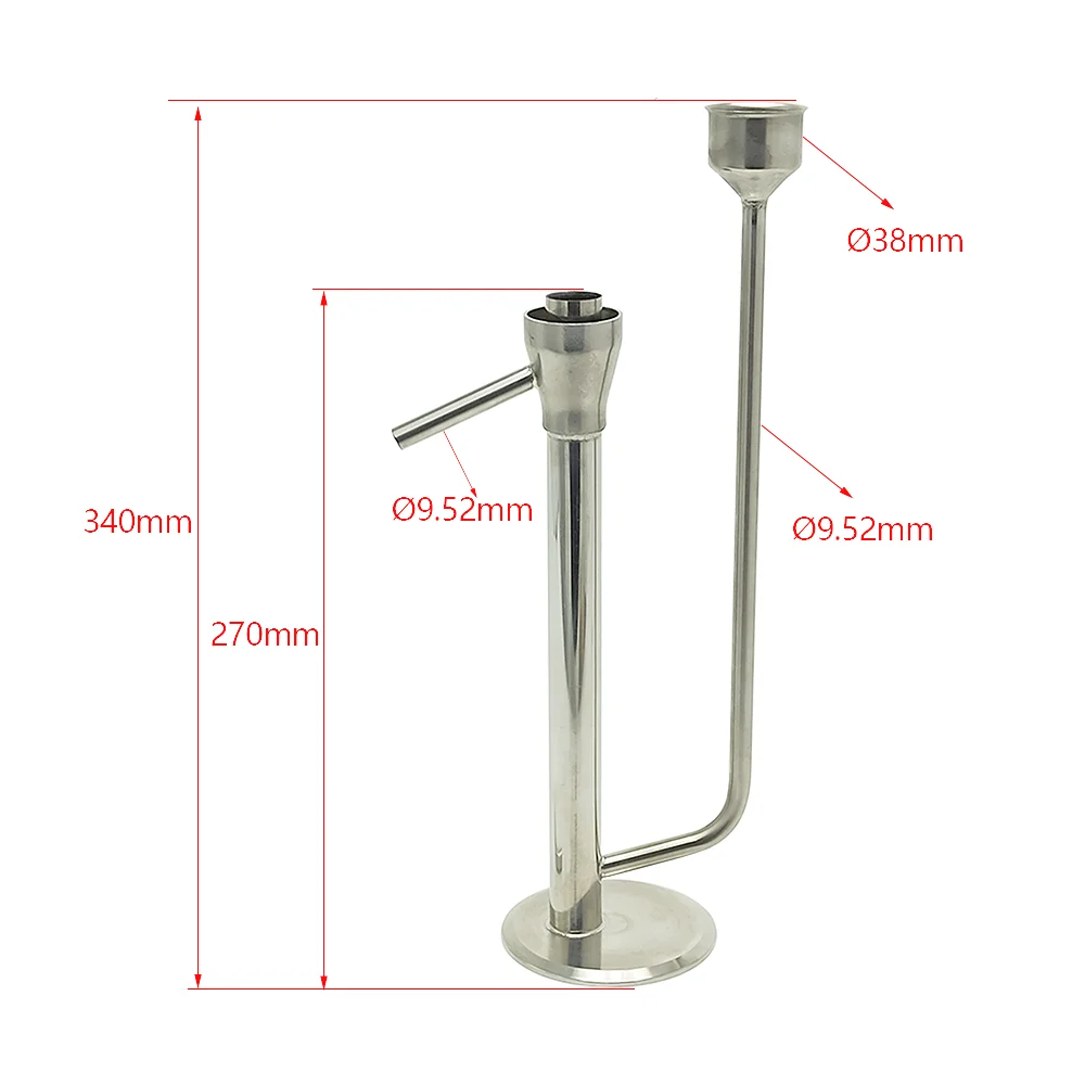 Stainless Steel Distiller Alcohol Content Measurement Tool Moonlight Distiller Parrot for Brewing Alcohol Concentration Hydrometer