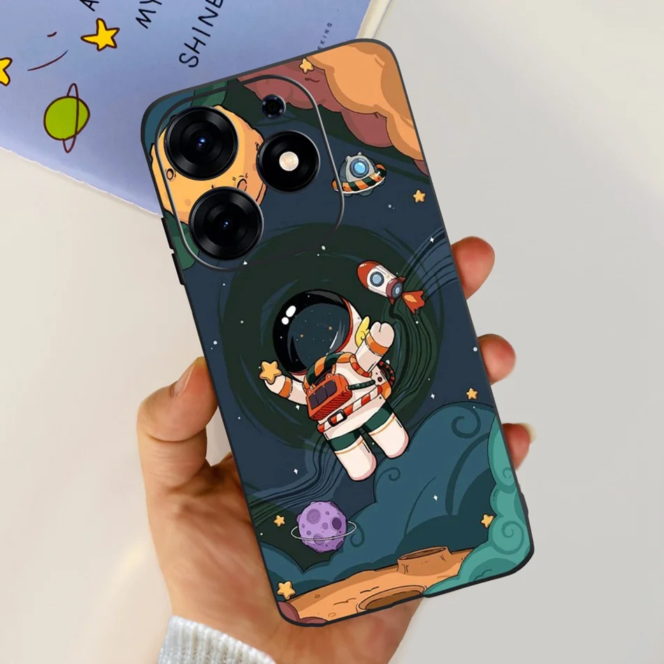 Elegant Fashion Print Soft Silicone TPU Phone Case -