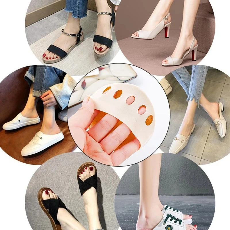 Description Picture 5 of itemFive Toes Forefoot Pads for Women High Heels Half InsolesSilicone Honeycomb Forefoot Insoles Gel Insoles Breathable Shoe Cushion