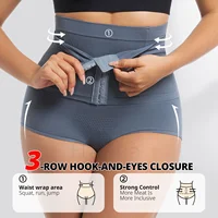 Femmes sans couture taille haute Cincher culotte slips forte Compression Faja Shaperwear ventre contrôle corps Shaper ventre façonnage 3