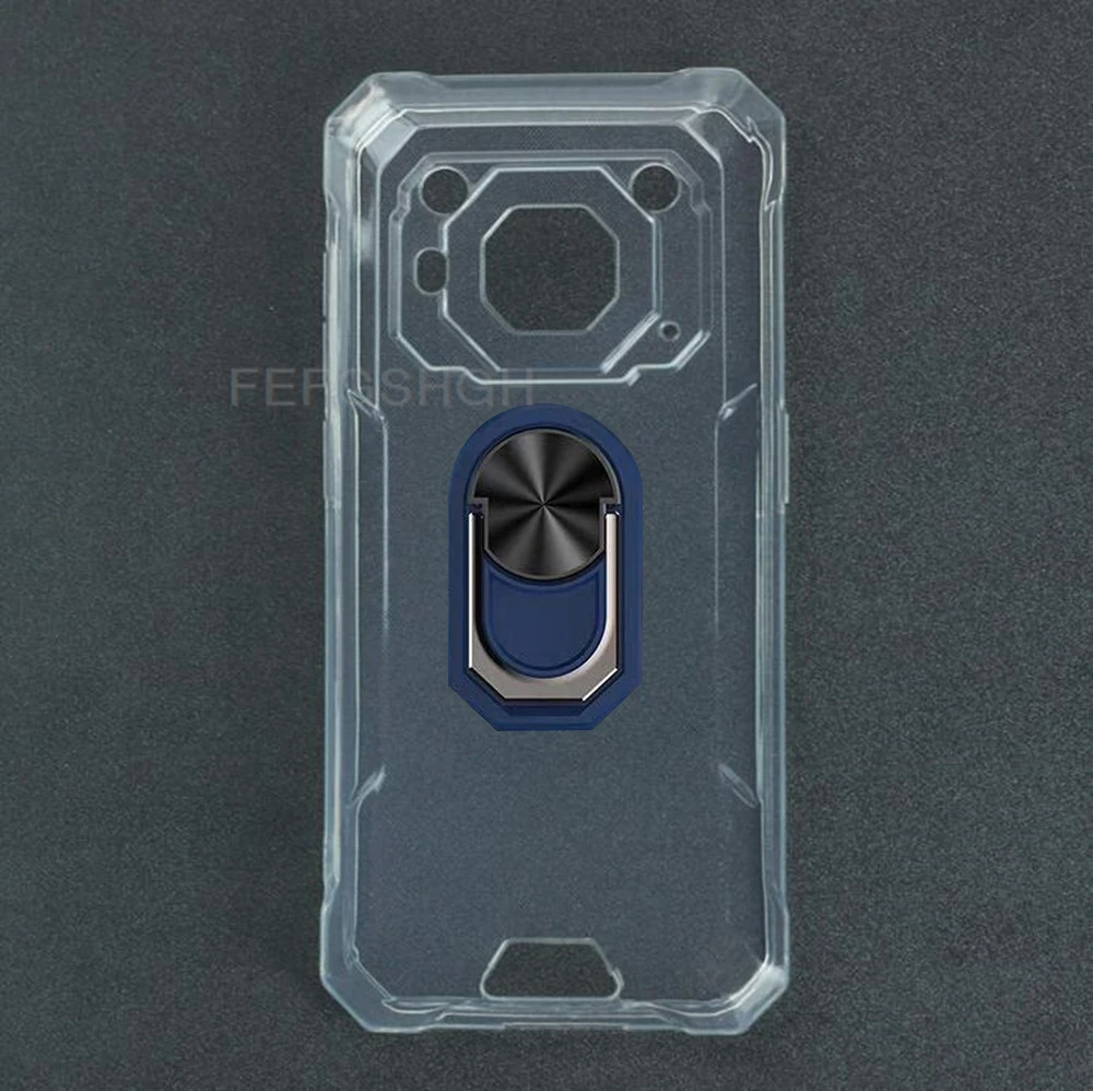 Enhanced Phone Cover with Back Ring Holder - TPU Soft Silicone