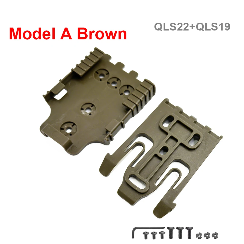 Enhanced Metal Modular Holster Adapter with Tactical Quick Release System