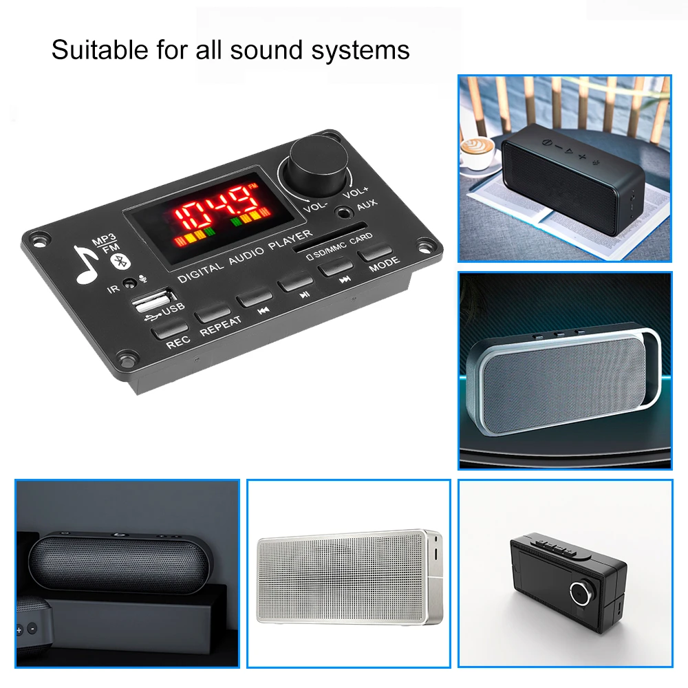 Title 23, 40W 12V Bluetooth 5.0 Audio Scheda amplificator...
