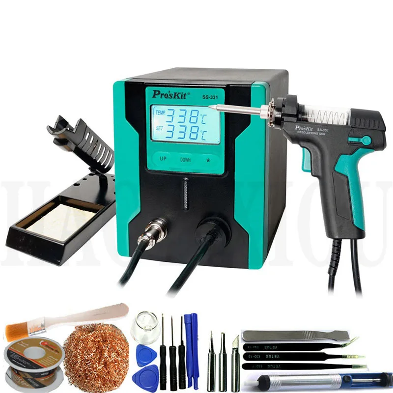 Pro'skit Ss331h Esd Lcd Digital Electric Desoldering Pump Bga