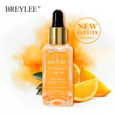 

BREYLEE Vitamin C Hyaluronic Acid Serum Remove Melanin Brighten Face Care Fade Freckle Ageless Whitening Serum Facial Skin Care
