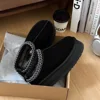 New Warm Fur Ankle Boots Women Flats Platform Slippers Plush Flip Flops Winter Cotton Shoes for Women Brand Design Snow Botas 3
