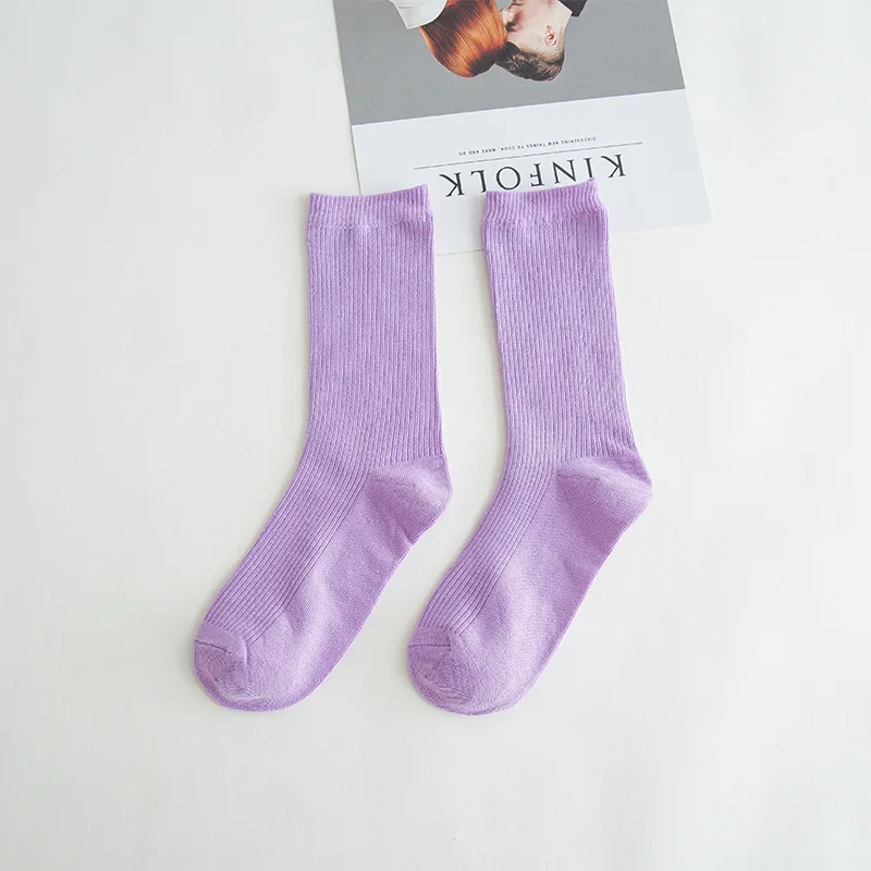 Vibrant Dance Sports Socks for Women - Breathable Cotton in Stunning Solid Colors